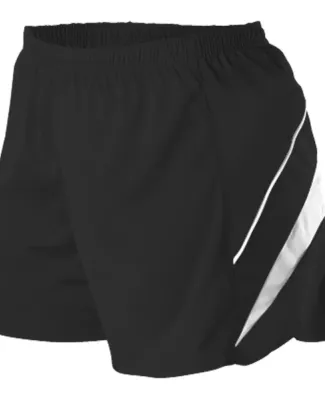 Alleson Athletic R1LFPW Women's Loose Fit Track Sh Black/ White