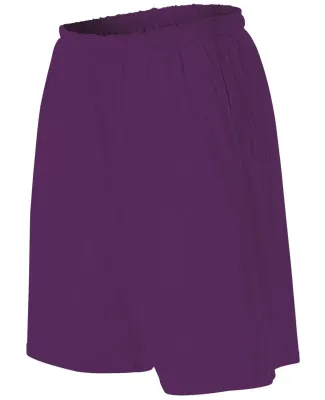 Alleson Athletic 596KPW Women's Tech Shorts in Purple