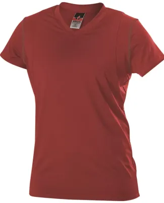 Alleson Athletic 829VSJW Women's Short Sleeve Voll in Red