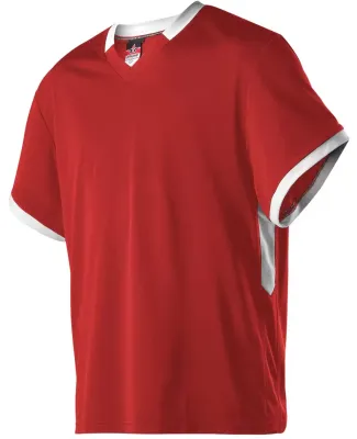 Alleson Athletic LJ101A Lacrosse Jersey in Red/ white