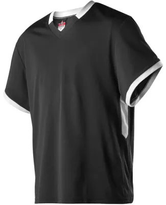 Alleson Athletic LJ101Y Youth Lacrosse Jersey in Black/ white
