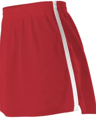 Alleson Athletic LK301G Girls' Lacrosse Kilt Red/ White