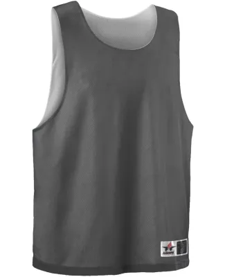 Alleson Athletic LP001A Lacrosse Jersey in Charcoal/ white