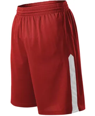 Alleson Athletic LS201Y Youth Lacrosse Shorts in Red/ white