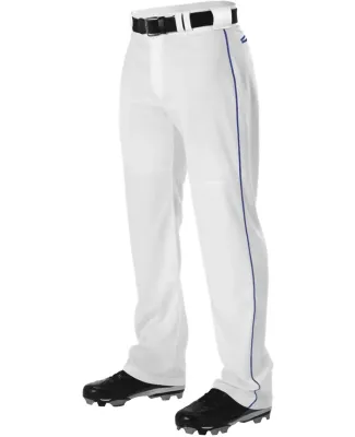 Alleson Athletic PWRPBPY Youth Warp Knit Baseball  in White/ royal