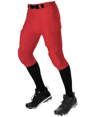 Alleson Athletic 675NF No Fly Football Pants with  Red