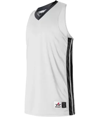 Alleson Athletic 538JY Youth Single Ply Basketball White/ Black