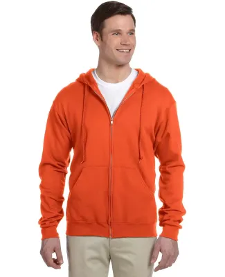 993 Jerzees 8 oz. NuBlend® 50/50 Full-Zip Hood in Burnt orange