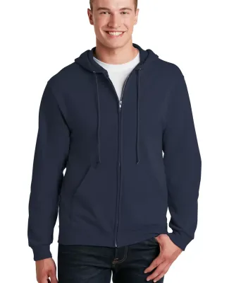 993 Jerzees 8 oz. NuBlend® 50/50 Full-Zip Hood in J. navy