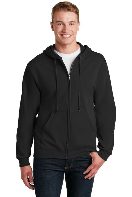993 Jerzees 8 oz. NuBlend® 50/50 Full-Zip Hood in Black