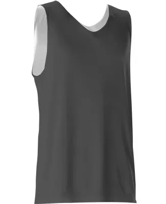 Alleson Athletic 506CR Reversible Tank Charcoal/ White