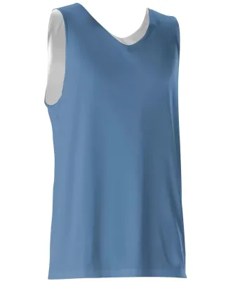 Alleson Athletic 506CR Reversible Tank Columbia Blue/ White