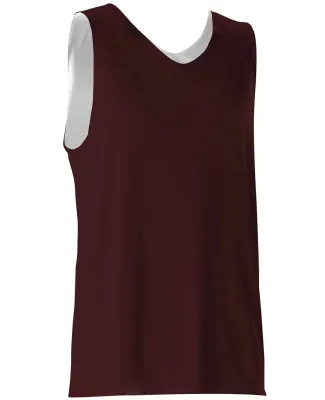 Alleson Athletic 506CR Reversible Tank Maroon/ White