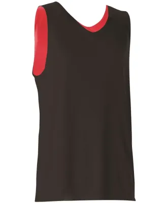 Alleson Athletic 506CRY Youth Reversible Tank Black/ Red