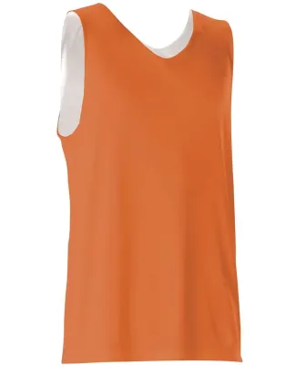 Alleson Athletic 506CRY Youth Reversible Tank Orange/ White
