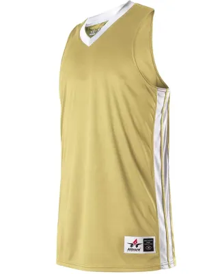 Alleson Athletic 538JW Women's Single Ply Basketba Vegas Gold/ White