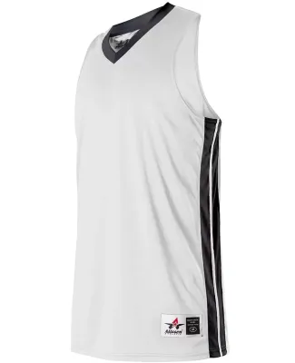 Alleson Athletic 538JW Women's Single Ply Basketba White/ Black