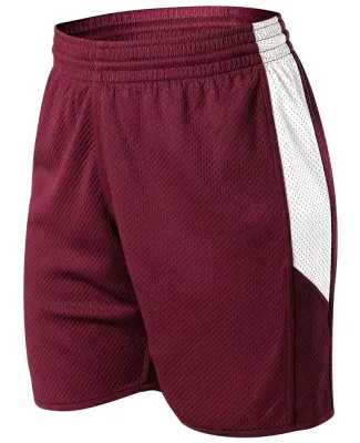 Alleson Athletic 589PSPW Women's Single Ply Revers in Maroon/ white