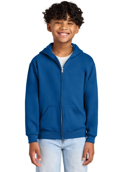 993B Jerzees Youth 8 oz. NuBlend® 50/50 Full-Zip  in Royal
