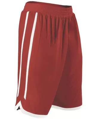 Alleson Athletic 588P Reversible Basketball Shorts Red/ White