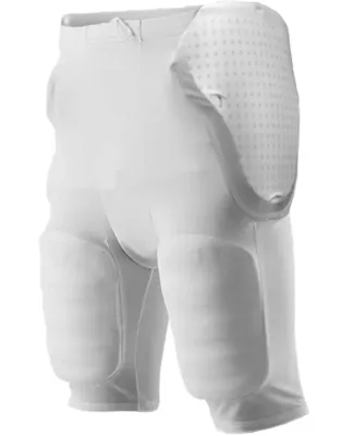 Alleson Athletic 695PGY Youth Five Pad Football Gi White