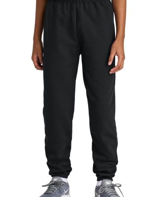 Jerzees 973B Youth 8 oz. NuBlend 50/50 Sweatpants in Black