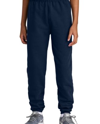 Jerzees 973B Youth 8 oz. NuBlend 50/50 Sweatpants in J. navy