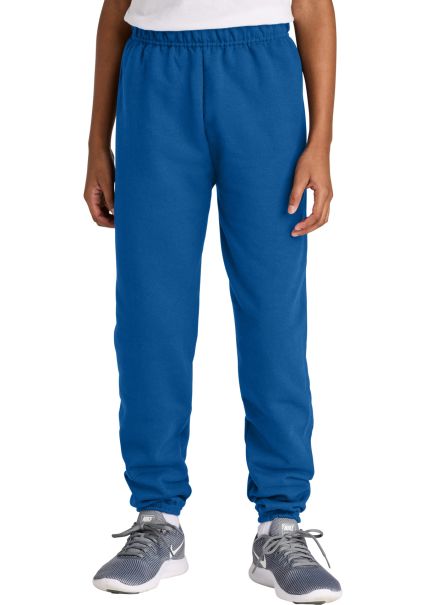 Jerzees 973B Youth 8 oz. NuBlend 50/50 Sweatpants in Royal