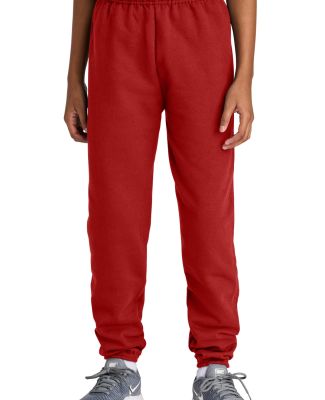 Jerzees 973B Youth 8 oz. NuBlend 50/50 Sweatpants in True red