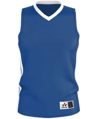 Alleson Athletic 538J Single Ply Basketball Jersey Royal/ White