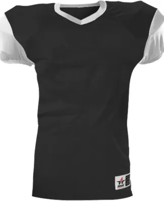 Alleson Athletic 751Y Youth Pro Game Football Jers in Black/ white