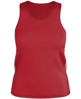 Alleson Athletic RSPNT1W Women's Track Singlet in Red
