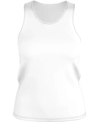 Alleson Athletic RSPNT1W Women's Track Singlet in White