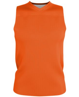 Alleson Athletic A105BA Blank Reversible Game Jers in Orange/ white