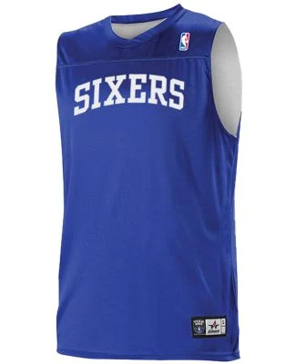Alleson Athletic A105LY Youth NBA Logo'd Reversibl in Philadelphia 76ers
