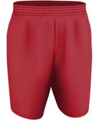 Alleson Athletic A205BA Blank Game Shorts Red/ White