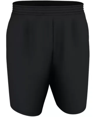 Alleson Athletic A205BY Youth Blank Game Shorts in Black/ white