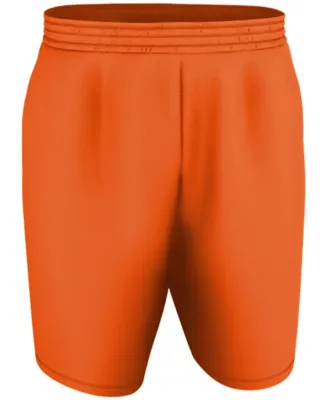 Alleson Athletic A205BY Youth Blank Game Shorts in Orange/ white
