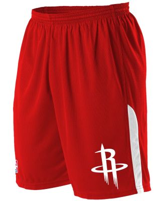 Alleson Athletic A205LY Youth NBA Logo'd Game Shor in Houston rockets