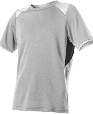 Alleson Athletic 530CJY Youth Baseball Crew Jersey in Grey