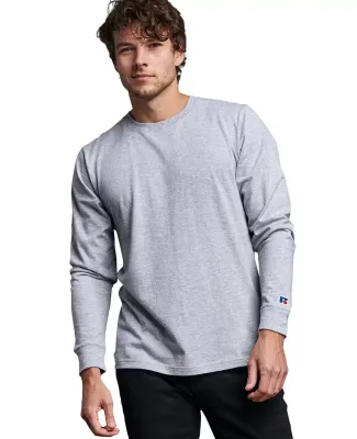 Russel Athletic 600LRUS Unisex Cotton Classic Long in Athletic heather