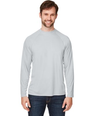 Core 365 CE110 Unisex Ultra UVP™ Long-Sleeve Rag in Platinum