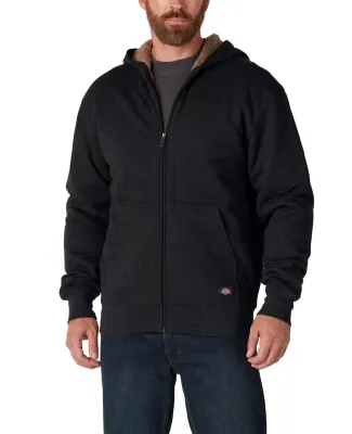 Dickies Workwear TW457 Men's Sherpa-Lined Full-Zip BLACK