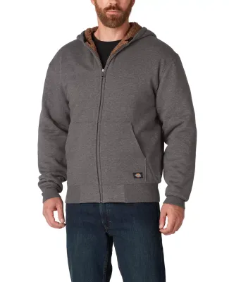 Dickies Workwear TW457 Men's Sherpa-Lined Full-Zip DARK HEATHER GRY