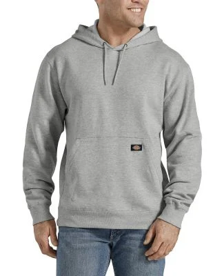 Dickies Workwear TW292T Men's Tall Pullover Hooded in Heather gray