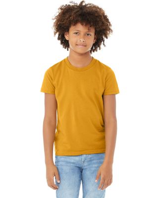 Bella+Canvas 3001Y 100% Cotton Youth Jersey T-Shir in Mustard