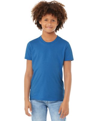 Bella+Canvas 3001Y 100% Cotton Youth Jersey T-Shir in Columbia blue