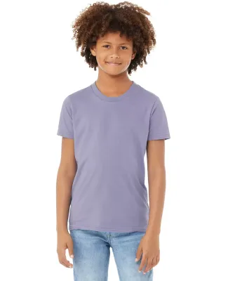 Bella + Canvas 3001Y Youth Jersey T-Shirt in Dark lavender