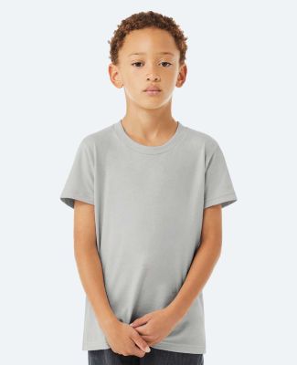 Bella+Canvas 3001Y 100% Cotton Youth Jersey T-Shir in Solid athltc gry