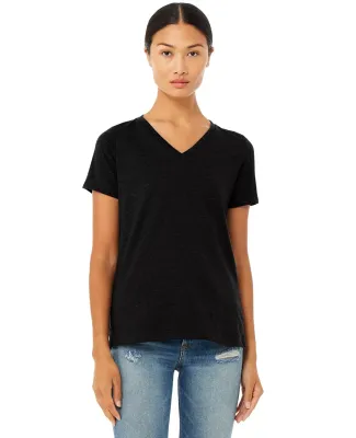 Bella + Canvas 6405CVC Ladies' Relaxed Heather CVC in Solid blk blend